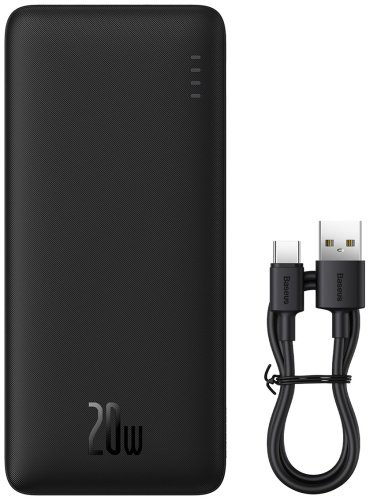 Внешний аккумулятор Baseus Airpow C+U 20W P10022804113-00 20000 мАч черный купить,NaN