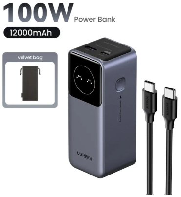 Внешний аккумулятор 35526B 12000 мАч серый - ForteMarket Внешний аккумулятор 35526B 12000 мАч серый купить,23569