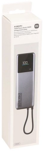 Внешний аккумулятор Xiaomi PB1165MI/BHR9361GL 10000 мАч серый