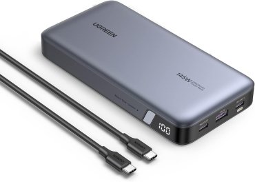 Внешний аккумулятор Ugreen 90597A 25000 мАч серый