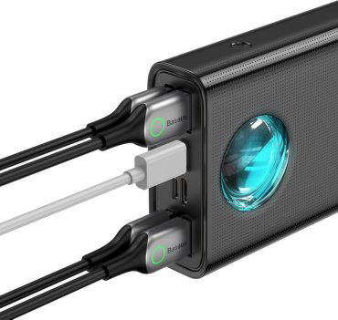 Внешний аккумулятор Baseus Amblight C+4U 65W PPLG000101 30000 мАч черный купить,NaN