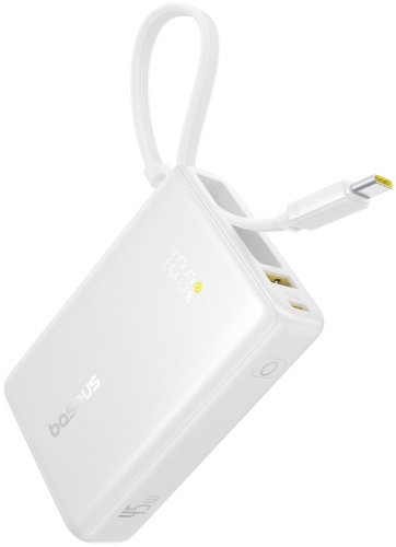 Внешний аккумулятор Baseus PicoGo 2C+U 45W 10000 мАч белый - ForteMarket Внешний аккумулятор Baseus PicoGo 2C+U 45W 10000 мАч белый купить,0
