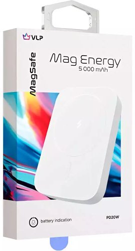 Внешний аккумулятор VLP Mag Energy 5000 мАч белый - ForteMarket Внешний аккумулятор VLP Mag Energy 5000 мАч белый купить,0