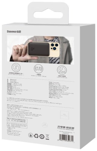Внешний аккумулятор Baseus Magnetic Mini PPCX030001 10000 мАч черный купить,0