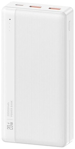 Внешний аккумулятор Usams US-CD205 PB71 10000 мАч белый купить,NaN