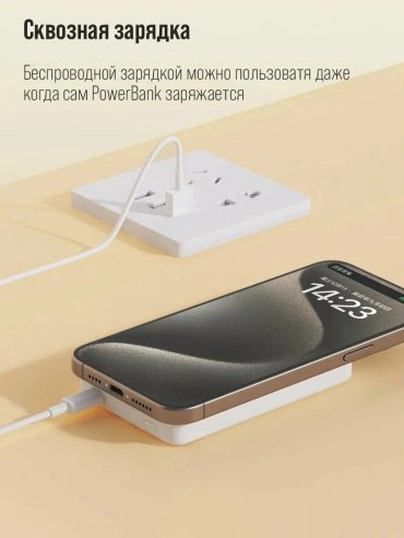 Внешний аккумулятор Xiaomi WPB0507 5000 мАч белый купить,NaN
