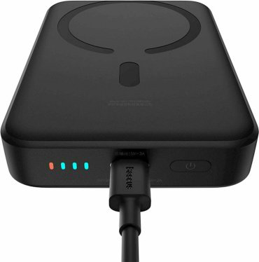 Внешний аккумулятор Baseus Magnetic Mini C+Qi 30W PPCX110201 10000 мАч черный купить,NaN