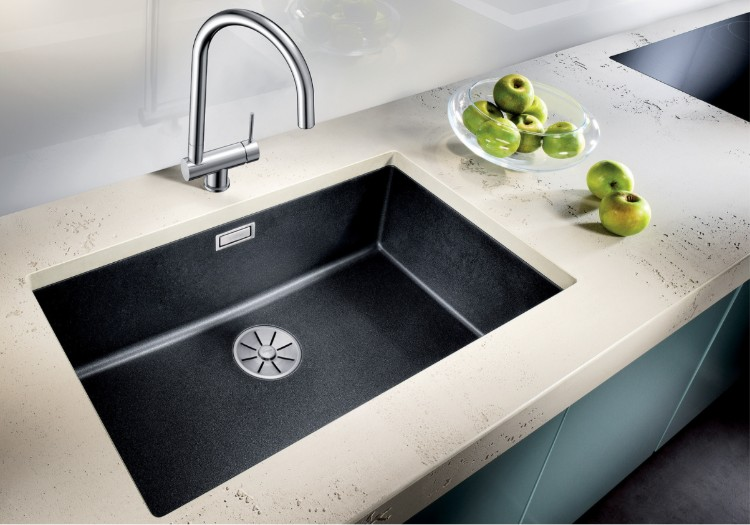 Кухонная мойка Blanco Subline 700-U 526001 черная купить,246813