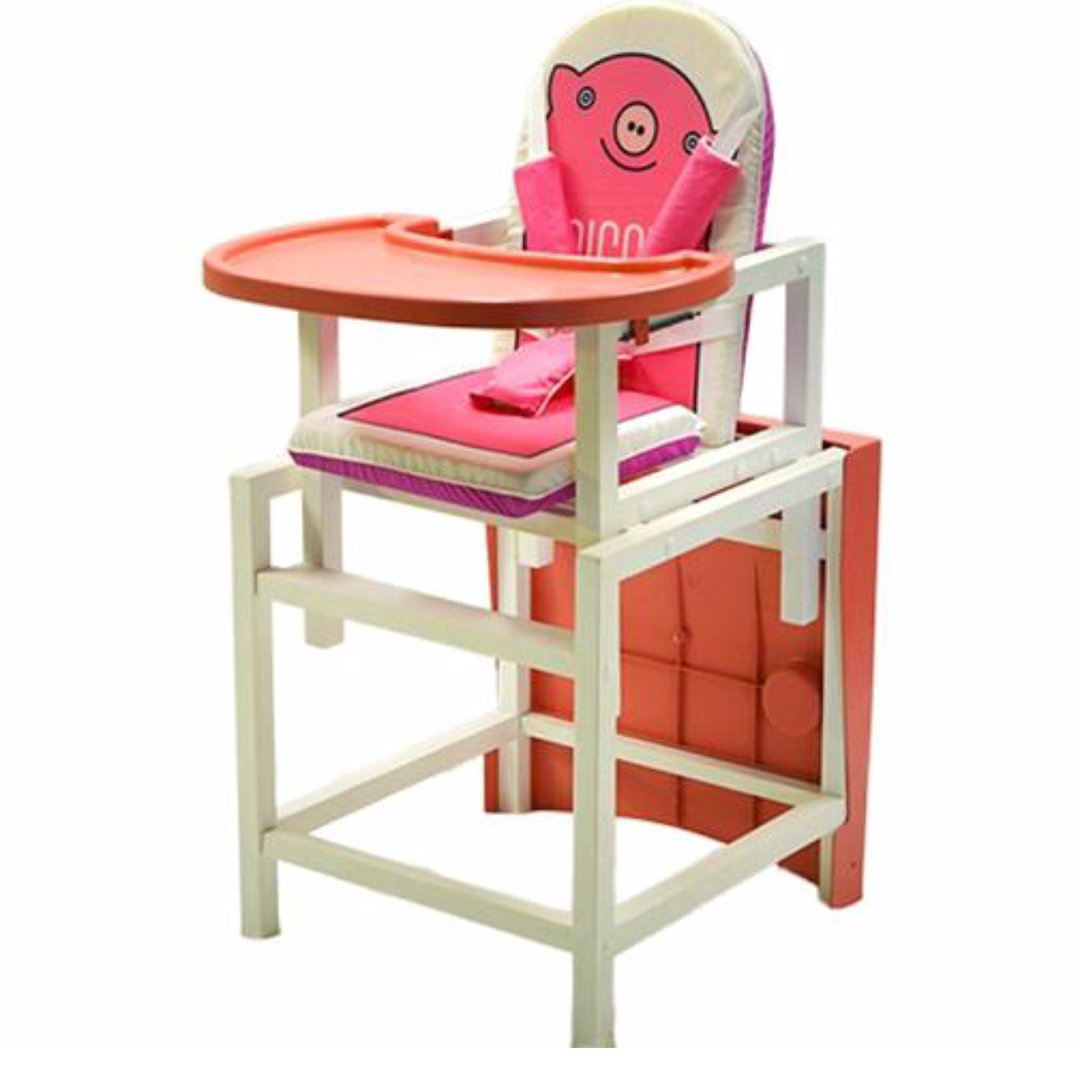 Стол-стул для кормления Barty Babys piggy розовый купить,NaN