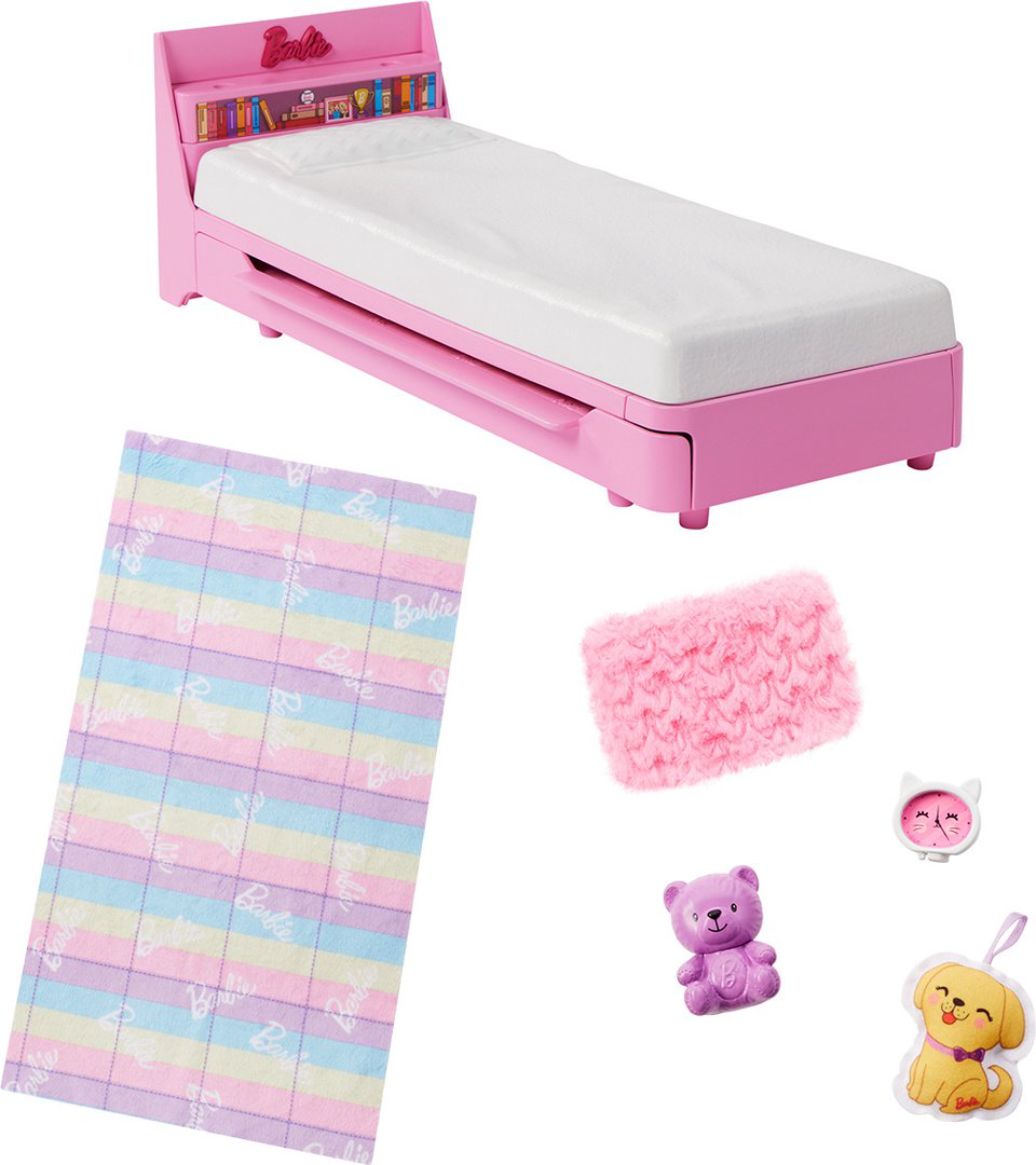 Игровой набор Barbie Кровать для куклы HMM640 купить,NaN