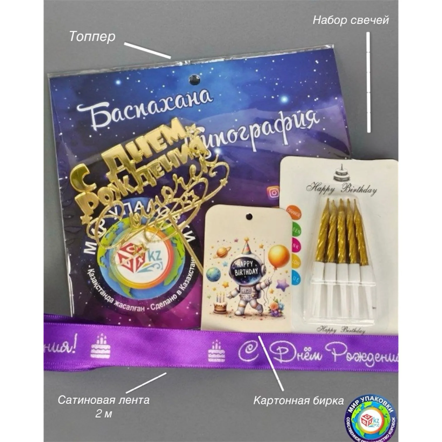 Подарочный набор Box.kz С Днем рождения 