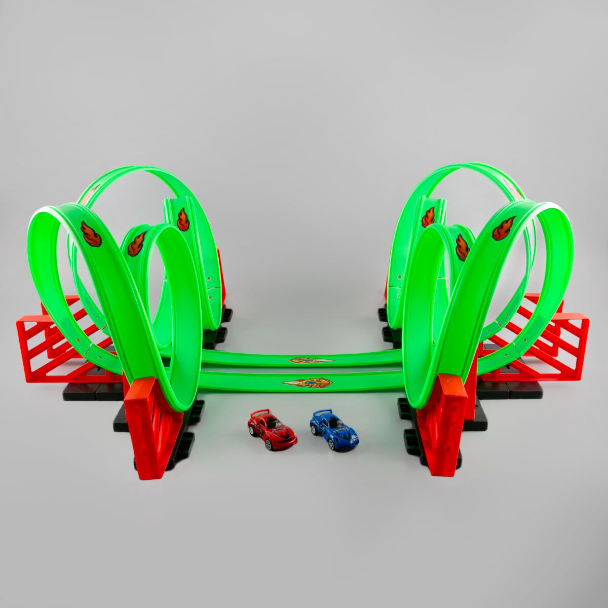 Автотрек Global Toys Трек-петля+2 машинки  011-21 купить,NaN
