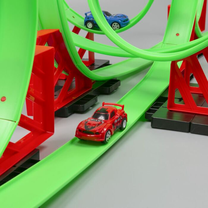 Автотрек Global Toys Трек+2 машинки 011-25 купить,NaN