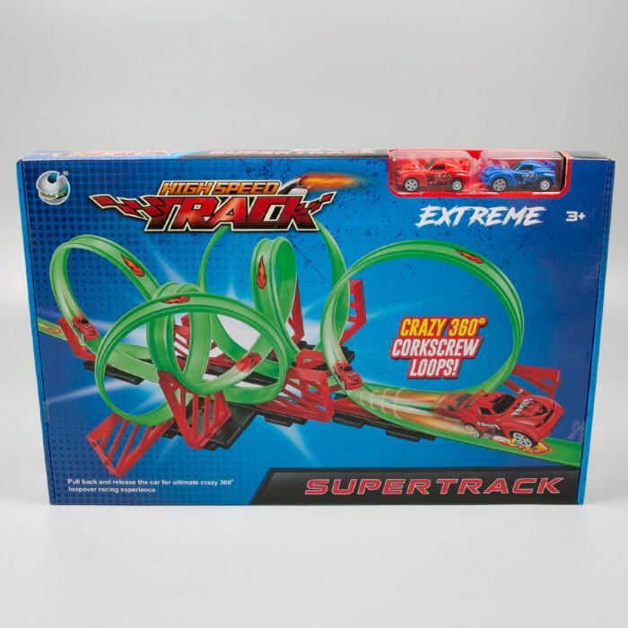 Автотрек Global Toys Трек+2 машинки 011-25 купить,NaN