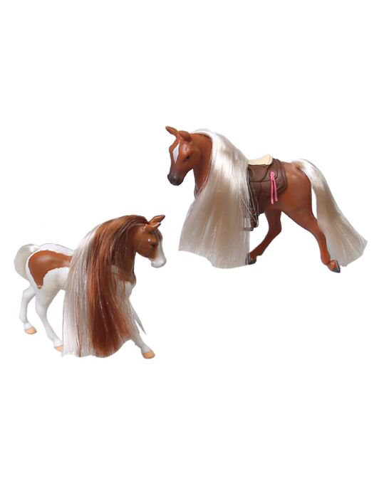 Игровой набор Lanard Royal Breeds  гнедо-пегая и cветло-рыжая купить,NaN