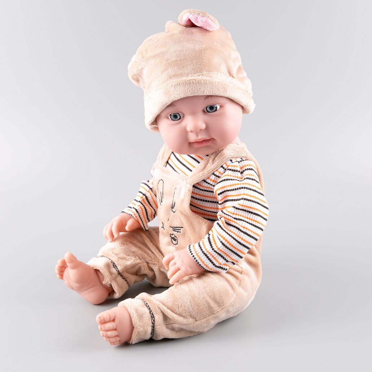 Кукла-пупс Kaifan Toys в бежевом костюмчике 66804E 42см  купить,NaN