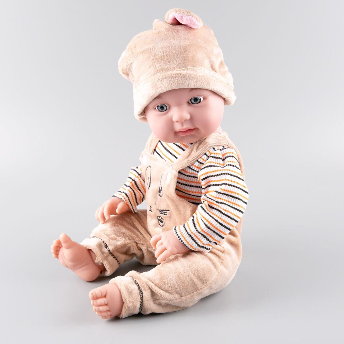 Кукла-пупс Kaifan Toys в бежевом костюмчике 66804E 42см  купить,NaN