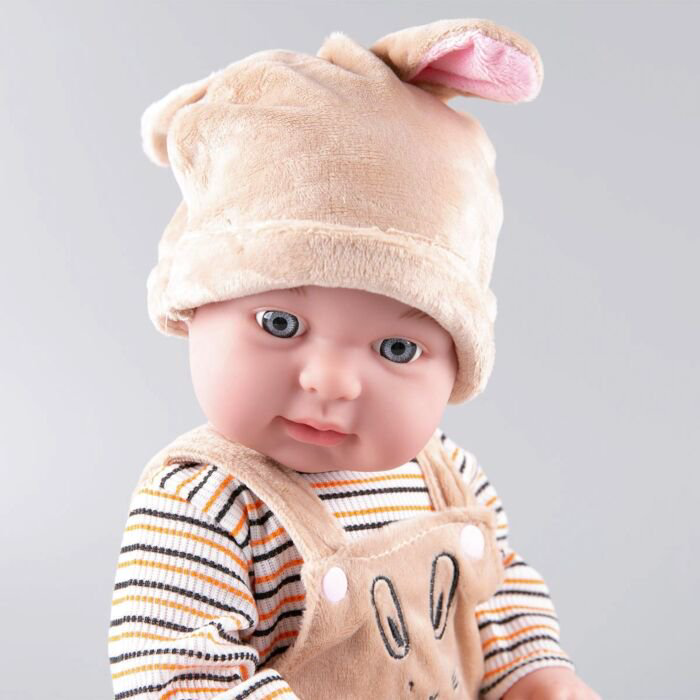 Кукла-пупс Kaifan Toys в бежевом костюмчике 66804E 42см  купить,NaN