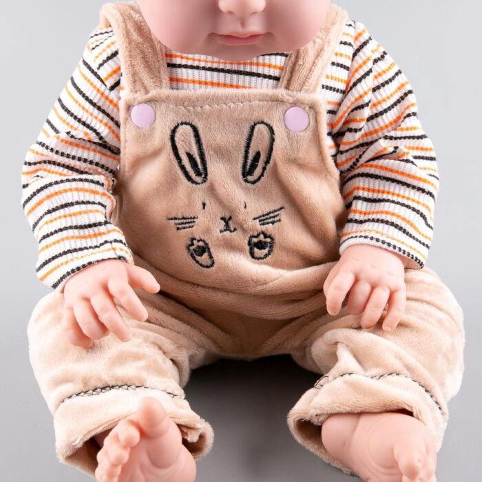 Кукла-пупс Kaifan Toys в бежевом костюмчике 66804E 42см  купить,NaN