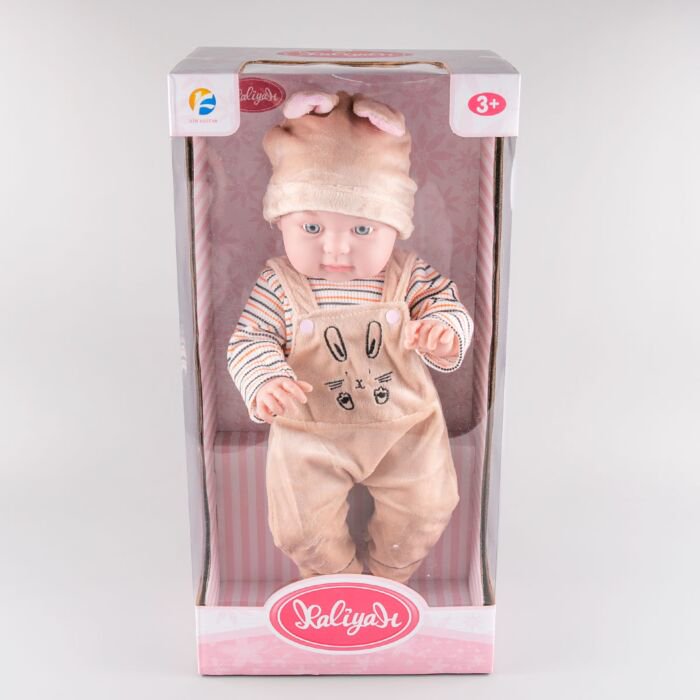 Кукла-пупс Kaifan Toys в бежевом костюмчике 66804E 42см  купить,NaN