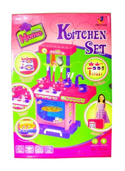 Игровой набор JD Toys  Кухня  розовая купить,NaN