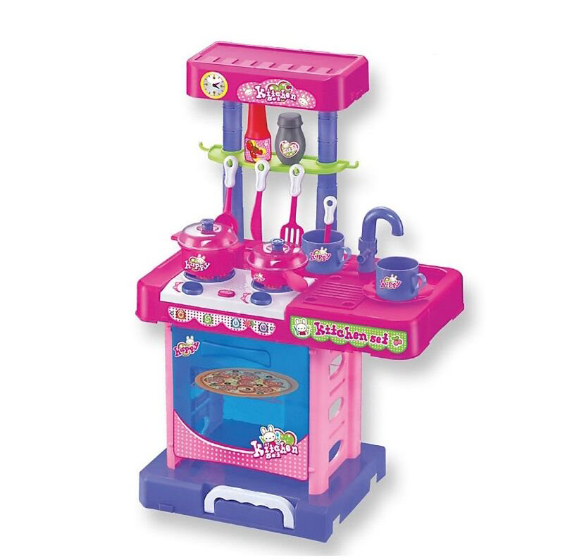 Игровой набор JD Toys  Кухня  розовая купить,NaN