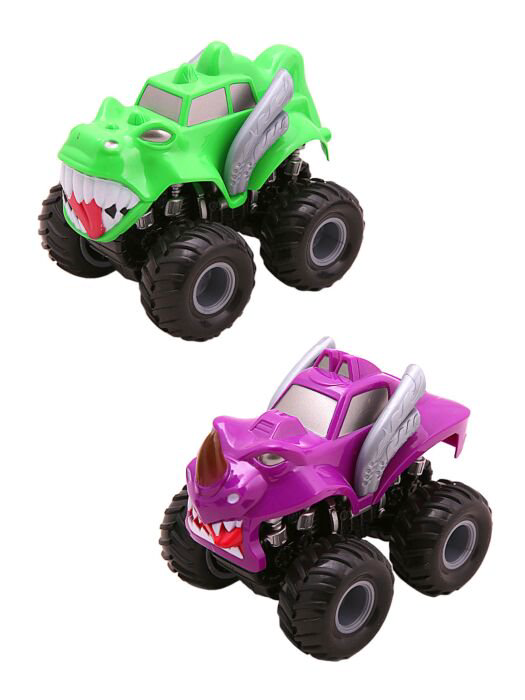 Игровой набор  KLX Monster SUV  2 машинки  зеленая-фиолетовая купить,NaN