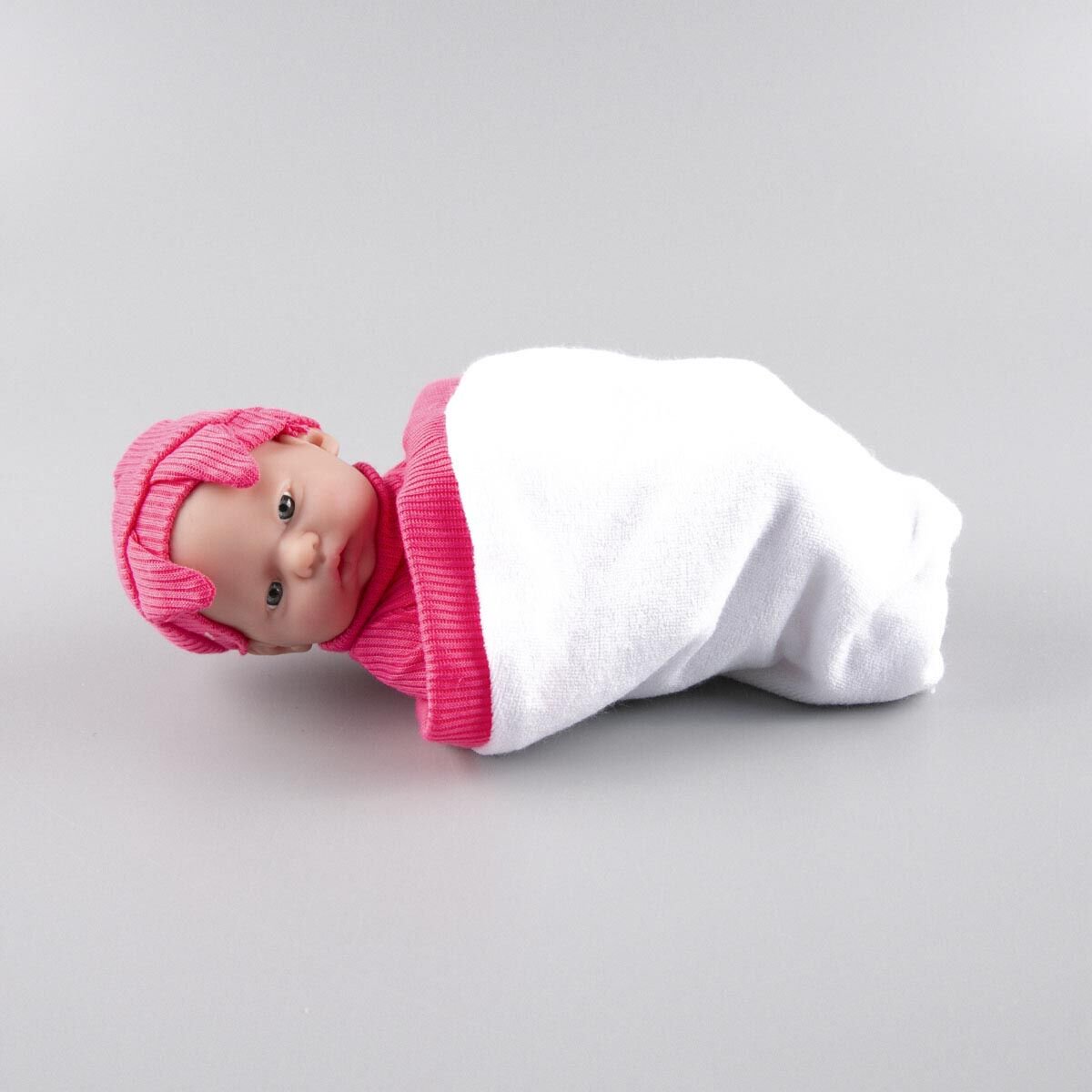 Кукла-пупс Kaifan Toys в розовом костюмчике с одеялом 23см  купить,NaN