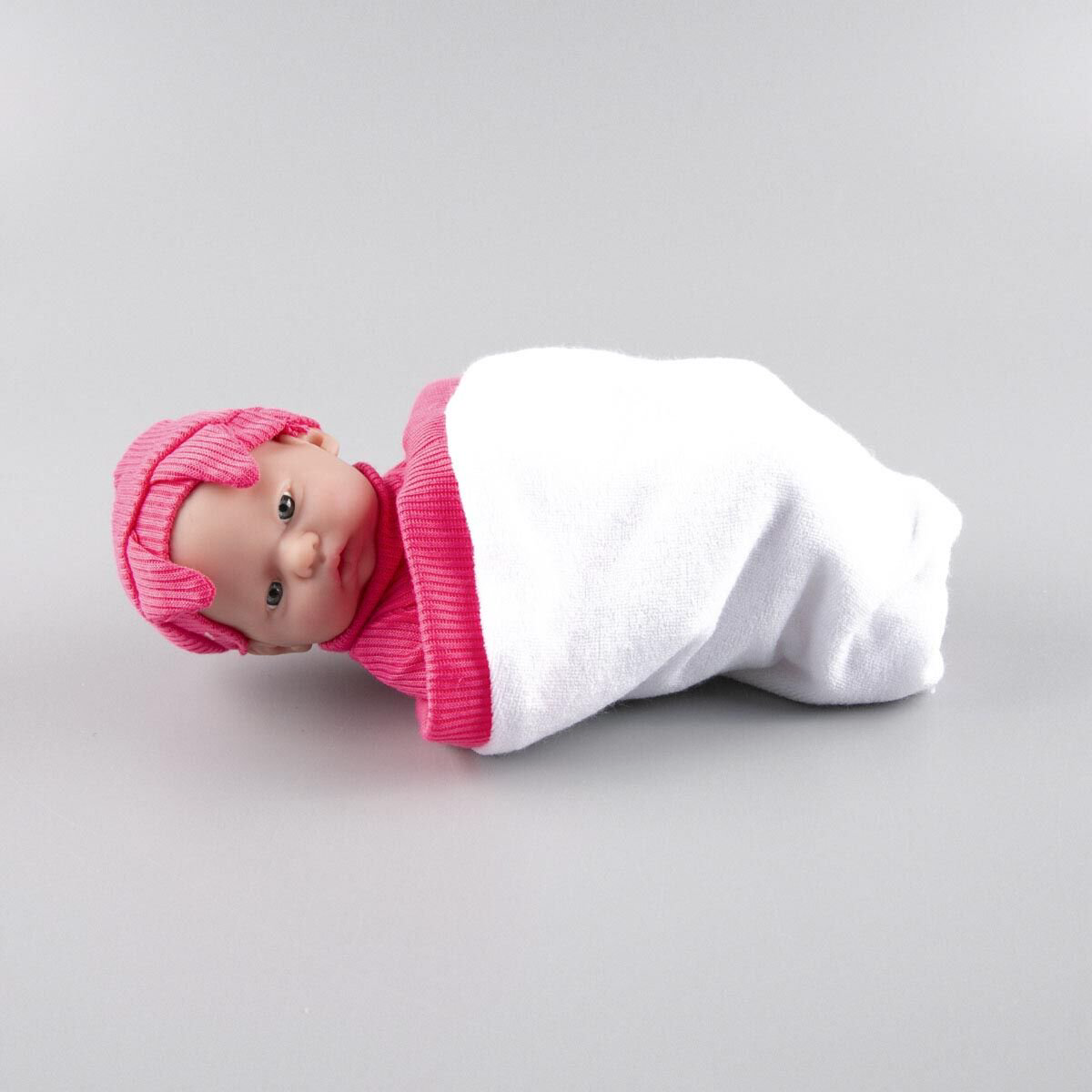 Кукла-пупс Kaifan Toys в розовом костюмчике с одеялом 23см  купить,NaN