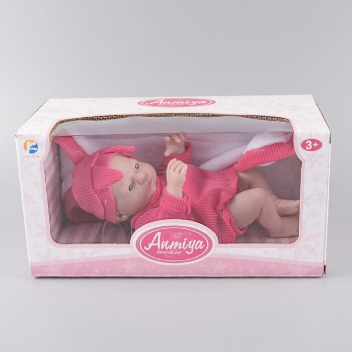 Кукла-пупс Kaifan Toys в розовом костюмчике с одеялом 23см  купить,NaN
