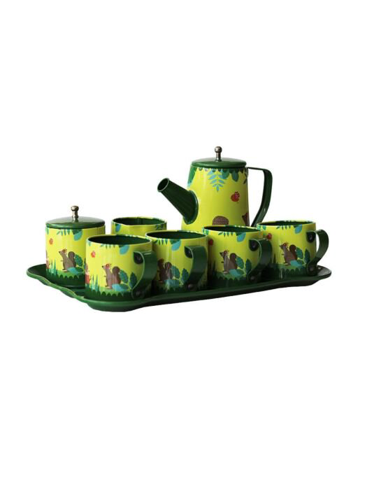Посуда для кукол Yty Toys 15 предметов зеленая купить,NaN