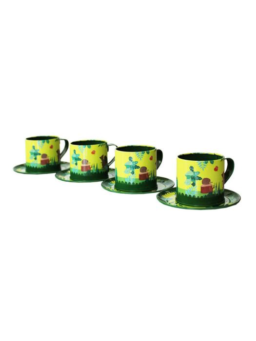 Посуда для кукол Yty Toys 15 предметов зеленая купить,NaN