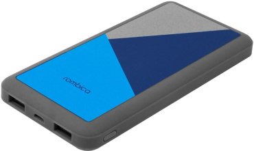 Внешний аккумулятор Rombica Bright 1C PB-00111 10000 mAh синий - ForteMarket Внешний аккумулятор Rombica Bright 1C PB-00111 10000 mAh синий купить,0