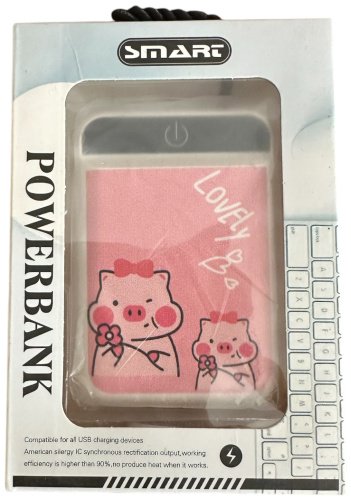 Внешний аккумулятор Smart 8800 мАч розовый