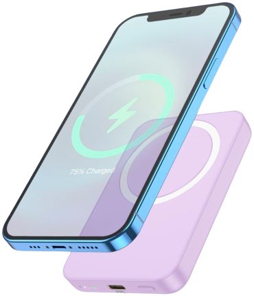 Внешний аккумулятор Mobile Store W-13 10000 мАч фиолетовый купить,18000