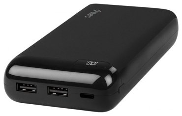 Внешний аккумулятор TTEC PowerSlim LCD 2BB184S 20000 мАч черный купить,NaN