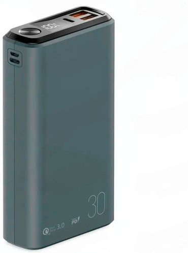 Внешний аккумулятор OLMIO QL-30 30000 мАч серый