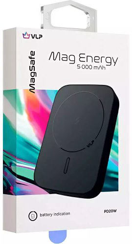 Внешний аккумулятор VLP Mag Energy 5000 мАч черный купить,19990