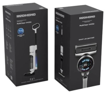 Пылесос REDMOND VH1312 белый, черный купить,NaN