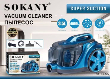 Пылесос SOKANY SK-13005 синий купить,52990