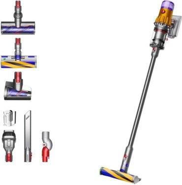 Пылесос Dyson V12 Detect Slim Absolute SV46 желтый, серебристый