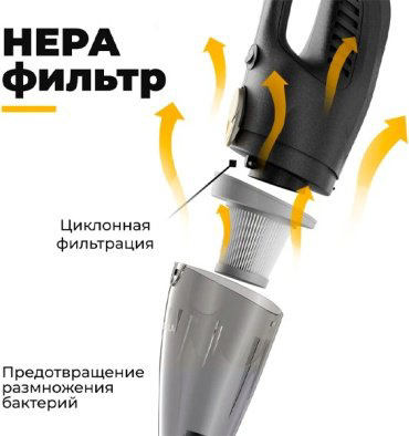 Пылесос ARG HDV-07 черный купить,NaN