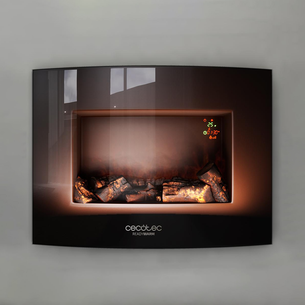 Электрокамин Cecotec ReadyWarm 2200 Curved Flames 05365 черный купить,68366