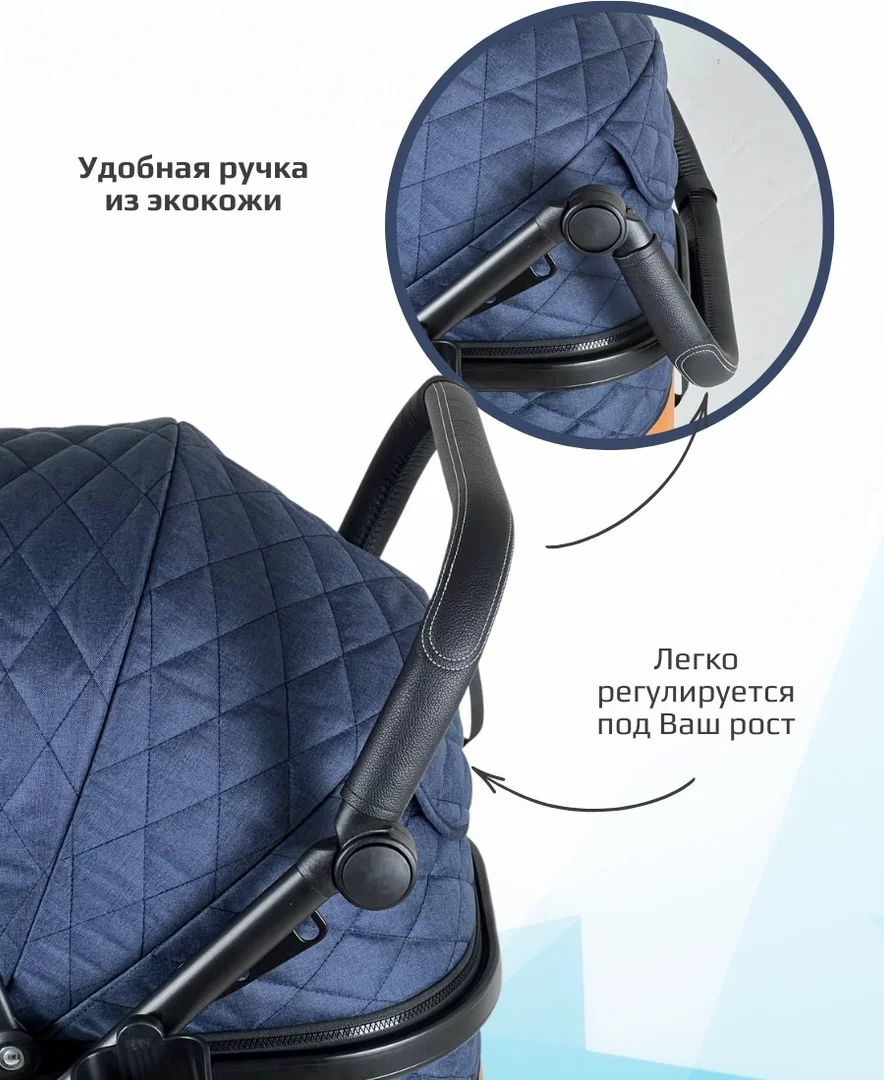 Коляска-трансформер Prego 737 Blue - ForteMarket Коляска-трансформер Prego 737 Blue купить,0