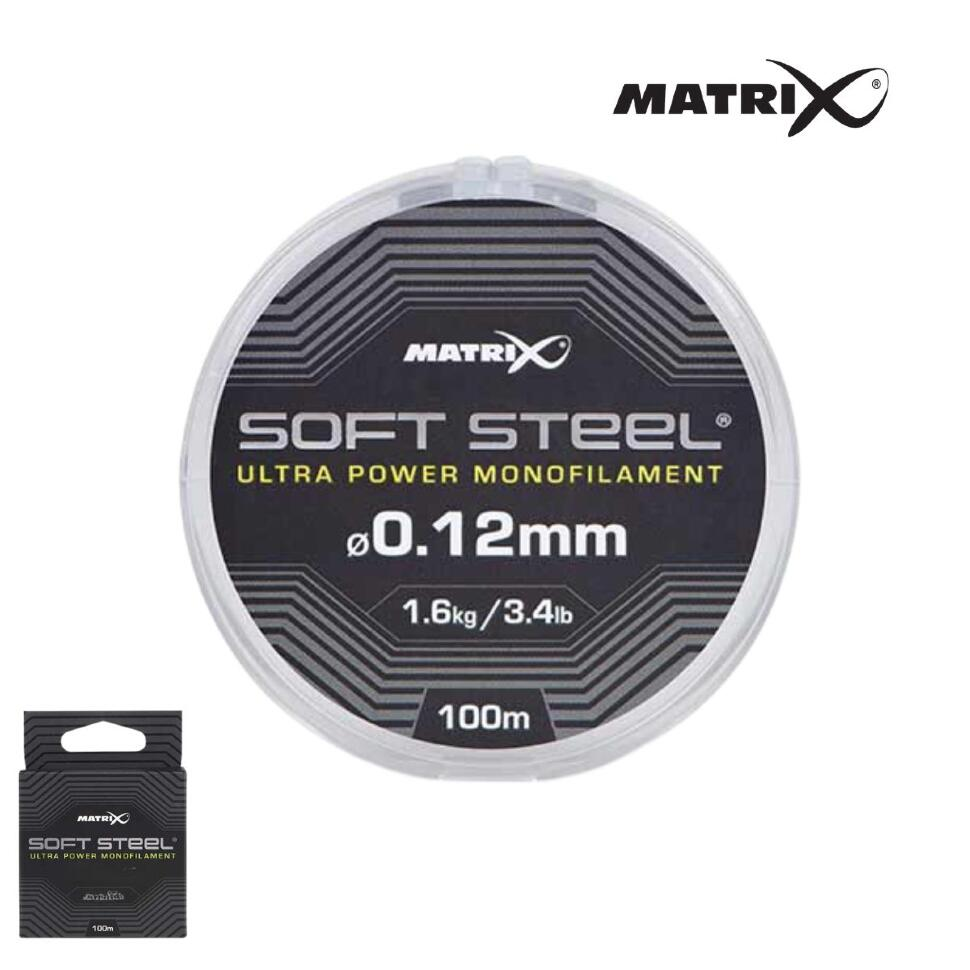Рыболовная Леска Matrix Soft Steel Ultra Power GML043 100m 0.12мм  купить,NaN