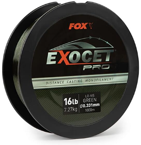 Рыболовная леска Fox Exocet Pro 1000 CML187 0.31 мм зеленый купить,NaN