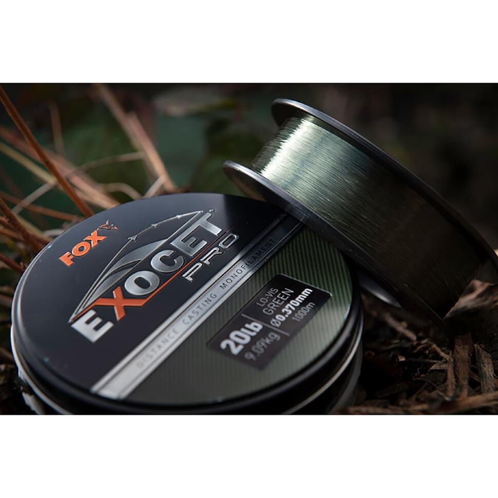 Рыболовная леска Fox Exocet Pro 1000 CML187 0.31 мм зеленый купить,NaN