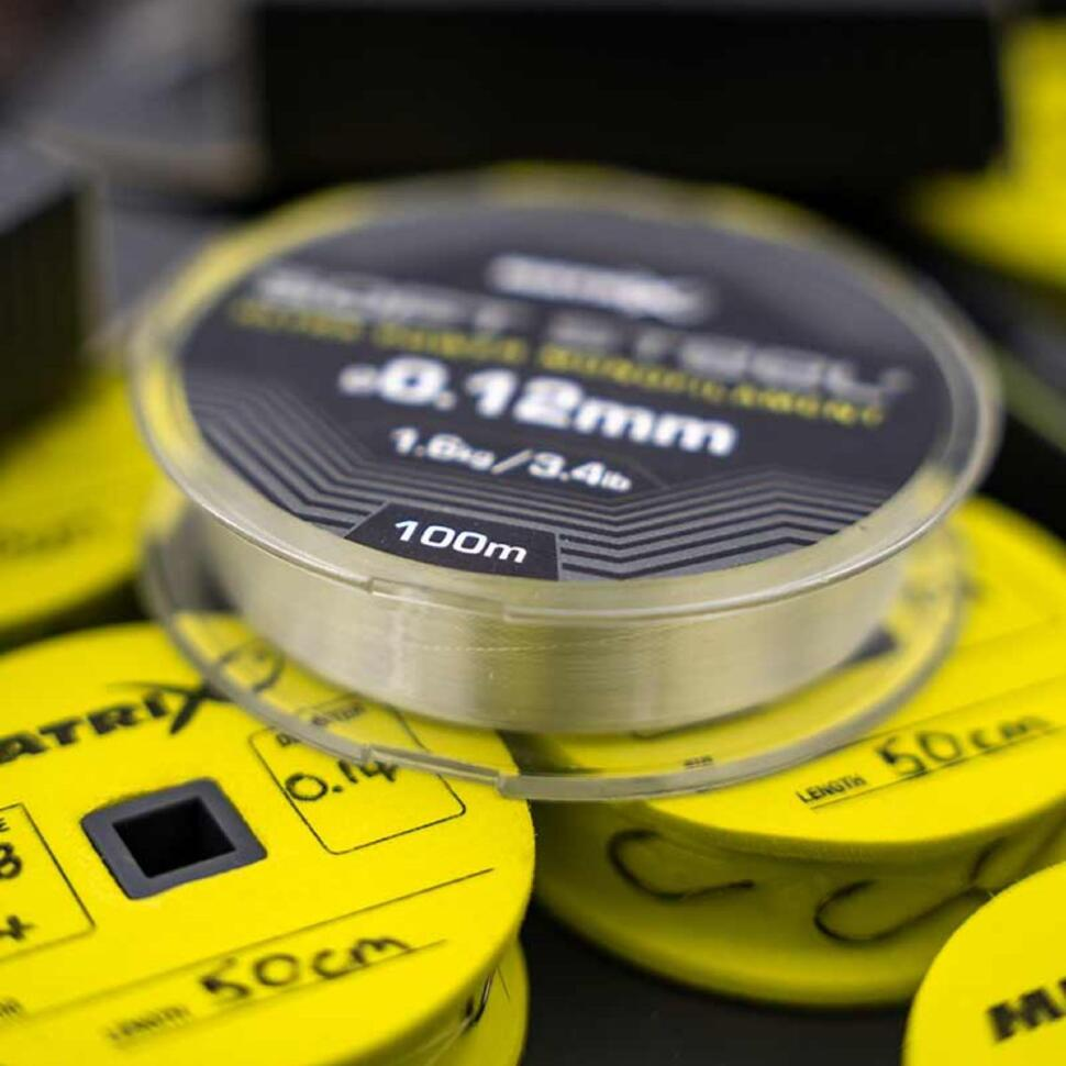 Рыболовная Леска Matrix Soft Steel Ultra Power GML043 100m 0.12мм  купить,NaN