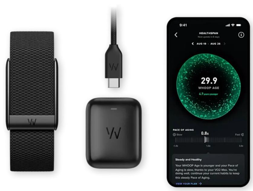 Фитнес-браслет Whoop 5.0 Peak Black