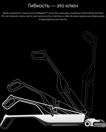 Пылесос Roborock Flexi Pro белый - ForteMarket Пылесос Roborock Flexi Pro белый купить,0